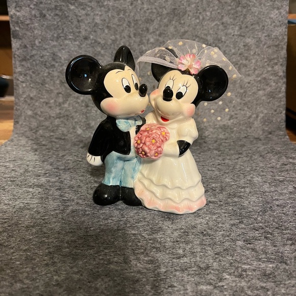 Disney Other - Disney Wedding Cake Topper - Black and White